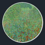 Gustav Klimt - Mohnfeld Keramikknauf<br><div class="desc">Mohnfeld / Poppiesfeld - Gustav Klimt,  Öl auf Leinwand,  1907</div>