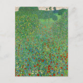 Gustav Klimt - Mohnfeld Postkarte (Vorderseite)