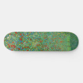 Gustav Klimt - Mohnfeld Skateboard (Horizontal)