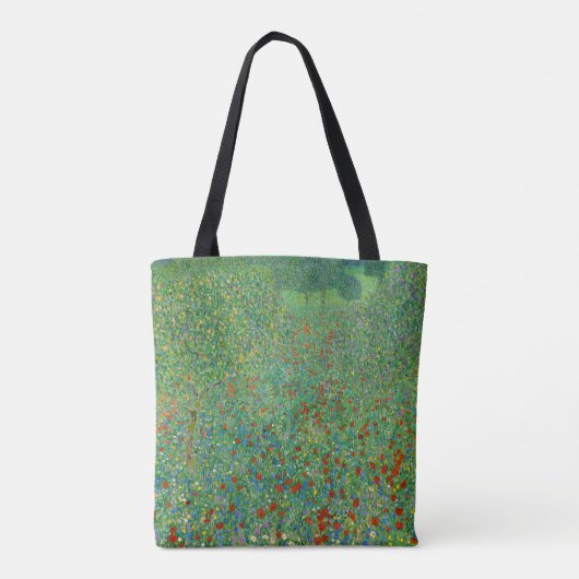 Gustav Klimt - Mohnfeld Tasche (Rückseite)
