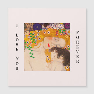 Gustav Klimt - Mother and Child Magnetkarte