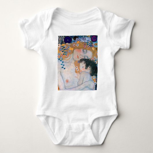 Gustav Klimt - Mutter und Kind Baby Strampler (Vorderseite)