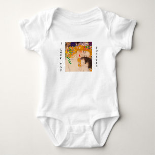 Gustav Klimt - Mutter und Kind Baby Strampler