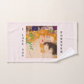 Gustav Klimt - Mutter und Kind Badhandtuch Set (Handtuch)