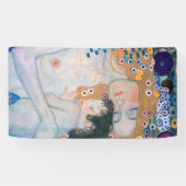Gustav Klimt - Mutter und Kind Banner (Horizontal)