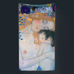Gustav Klimt - Mutter und Kind Banner<br><div class="desc">Mutter und Kind (Detail von drei Jahren der Frau) - Gustav Klimt,  Öl auf Leinwand,  1905</div>