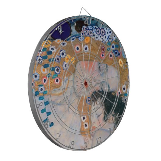 Gustav Klimt - Mutter und Kind Dartscheibe (Vorderseite Links)