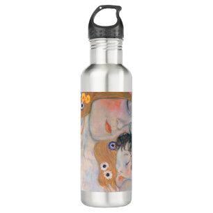 Gustav Klimt - Mutter und Kind Edelstahlflasche