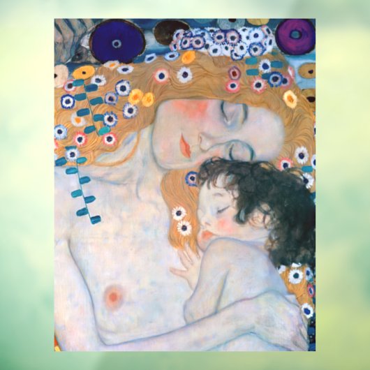 Gustav Klimt - Mutter und Kind Fensteraufkleber (Blatt 3)