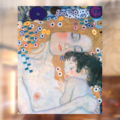 Gustav Klimt - Mutter und Kind Fensteraufkleber (Blatt 2)