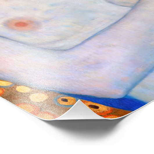 Gustav Klimt - Mutter und Kind Fotodruck (Ecke)