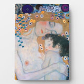 Gustav Klimt - Mutter und Kind Fotoplatte (Vorderseite)