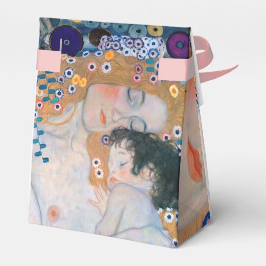 Gustav Klimt - Mutter und Kind Geschenkschachtel (Rückseite)