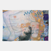 Gustav Klimt - Mutter und Kind Geschirrtuch (Horizontal)