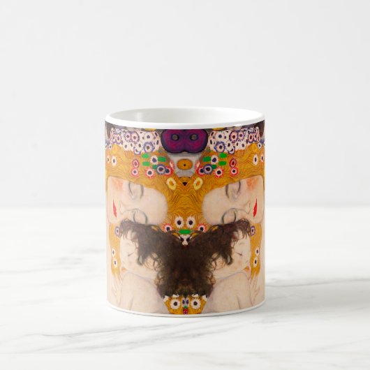 Gustav Klimt - Mutter und Kind Kaffeetasse (Mittel)
