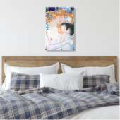 Gustav Klimt - Mutter und Kind Leinwanddruck (Insitu (Schlafzimmer))