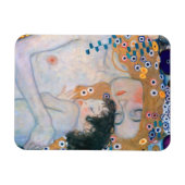 Gustav Klimt - Mutter und Kind Magnet (Horizontal)