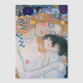 Gustav Klimt - Mutter und Kind-Magnetkarte Magnetkarte (Vorderseite)