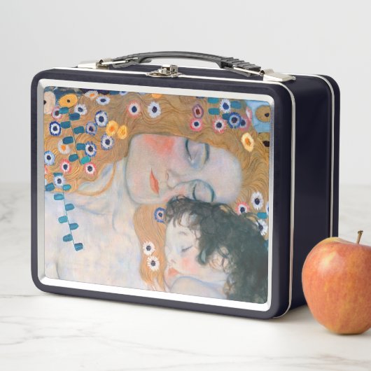Gustav Klimt - Mutter und Kind Metall Brotdose (Beispiel)
