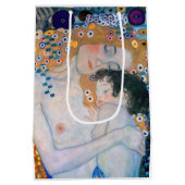 Gustav Klimt - Mutter und Kind Mittlere Geschenktüte (Rückseite)