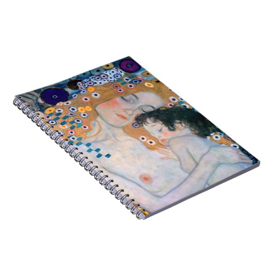 Gustav Klimt - Mutter und Kind Notizblock (Rechte Seite)