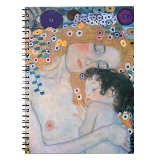 Gustav Klimt - Mutter und Kind Notizblock (Vorderseite)