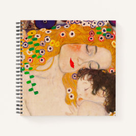 Gustav Klimt - Mutter und Kind Notizblock