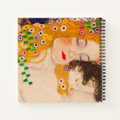 Gustav Klimt - Mutter und Kind Notizblock (Rückseite)