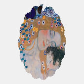 Gustav Klimt - Mutter und Kind Ornament Karte (Rechts)