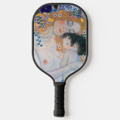 Gustav Klimt - Mutter und Kind Pickleball Schläger (Rückseite)