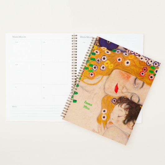 Gustav Klimt - Mutter und Kind Planer (Anzeige)