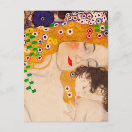 Gustav Klimt - Mutter und Kind Postkarte