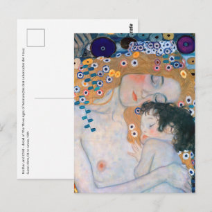 Gustav Klimt - Mutter und Kind Postkarte