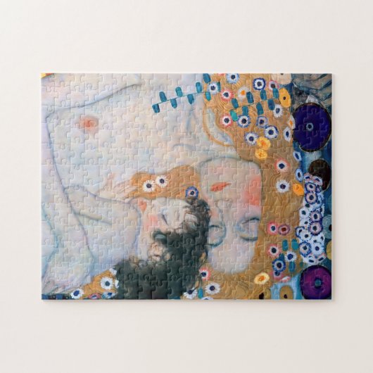Gustav Klimt - Mutter und Kind Puzzle (Horizontal)