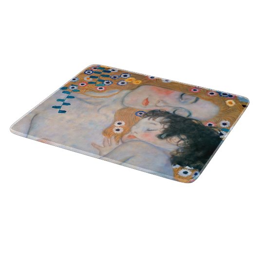 Gustav Klimt - Mutter und Kind Schneidebrett (Ecke)
