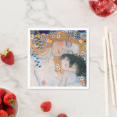 Gustav Klimt - Mutter und Kind Serviette (Beispiel)
