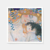 Gustav Klimt - Mutter und Kind Serviette (Vorderseite)