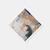 Gustav Klimt - Mutter und Kind Serviette (Ecke)