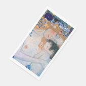 Gustav Klimt - Mutter und Kind Serviette (Ecke)