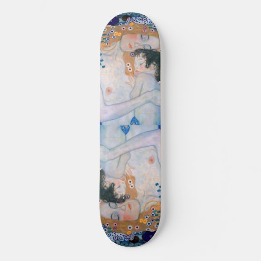 Gustav Klimt - Mutter und Kind Skateboard (Vorderseite)