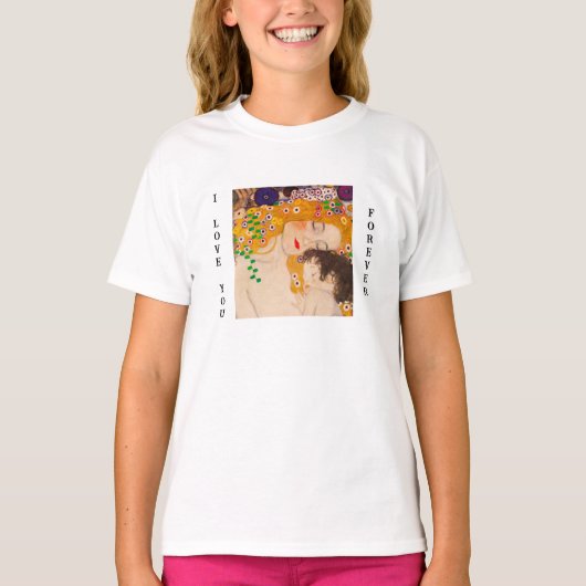 Gustav Klimt - Mutter und Kind T-Shirt (Vorderseite)