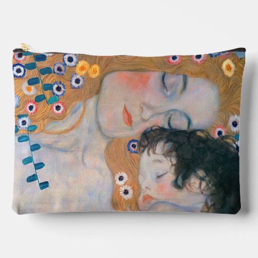 Gustav Klimt - Mutter und Kind Zubehörtasche (Vorderseite)