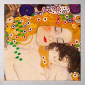 Gustav Klimt - Mutter- und Kinderposter Poster (Vorne)