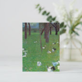 Gustav Klimt nach dem Regen Postkarte (Stehend Vorderseite)