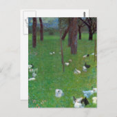 Gustav Klimt nach dem Regen Postkarte (Vorne/Hinten)