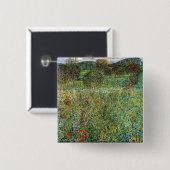 Gustav Klimt - Obstgarten Button (Vorne & Hinten)