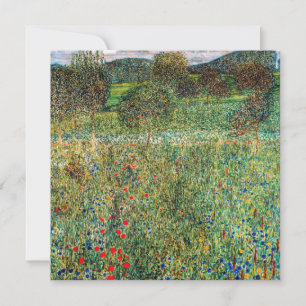 Gustav Klimt - Obstgarten Einladung