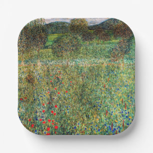 Gustav Klimt - Obstgarten Pappteller