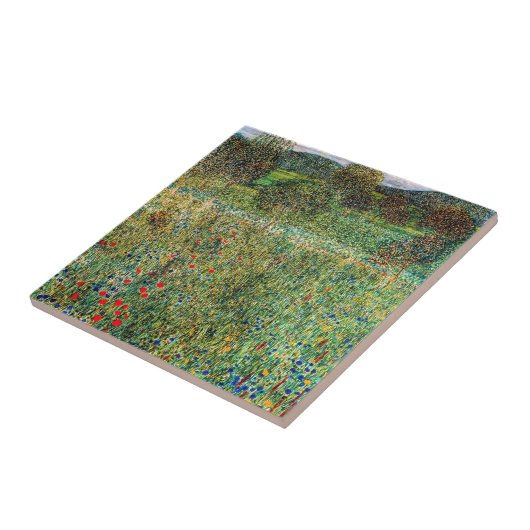 Gustav Klimt - Orchard Fliese (Seite)