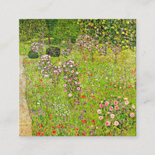 Gustav Klimt Orchard mit Rose Begleitkarte